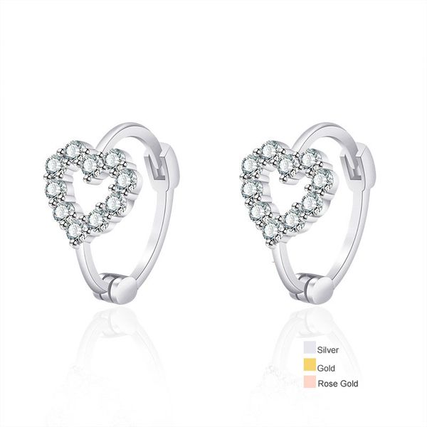 love heart small hoop huggies earrings pave aaa cubic zirconia for women ear jewelry, Golden;silver
love heart small hoop huggies earrings pave aaa cubic zirconia for women ear jewelry, Golden;silver