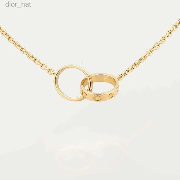high edition classic design pendant love necklace for women girls double loop charms 316l titanium steel wedding jewelry collares collier, Silver
high edition classic design pendant love necklace for women girls double loop charms 316l titanium steel wedding jewelry collares collier, Silver