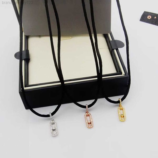 luxury boutique jewelry new single diamond women's black rope necklace christmas gift goddess necklace, Silver
luxury boutique jewelry new single diamond women's black rope necklace christmas gift goddess necklace, Silver