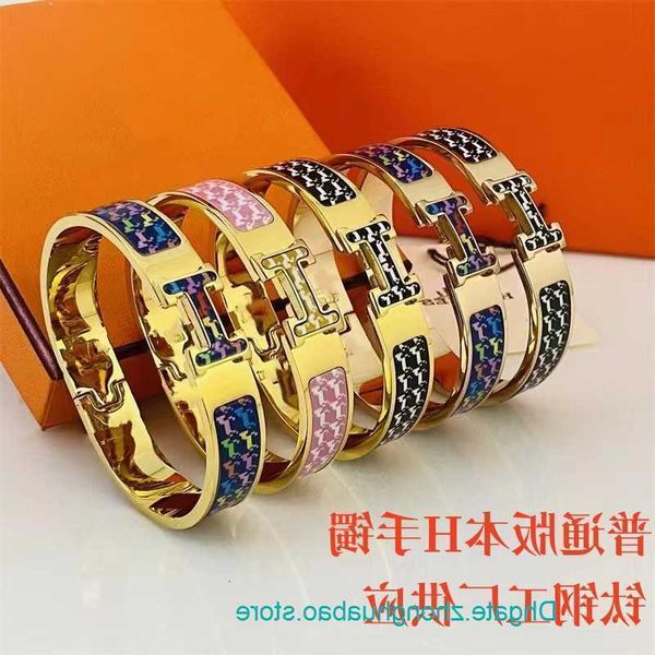 wholesale designer h ermes bracelets online store aijia new enamel color hletter bracelet vacuum electroplated 18k colorless titanium stee w, Black
wholesale designer h ermes bracelets online store aijia new enamel color hletter bracelet vacuum electroplated 18k colorless titanium stee w, Black
