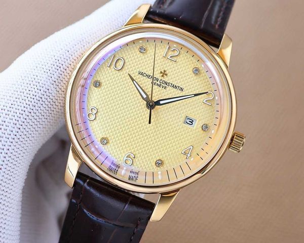 formal classic luxury wrist watches v c luxu 42mm concise steady first-choice gift iced out 9015 movement watch colors number dial, Slivery;brown
formal classic luxury wrist watches v c luxu 42mm concise steady first-choice gift iced out 9015 movement watch colors number dial, Slivery;brown