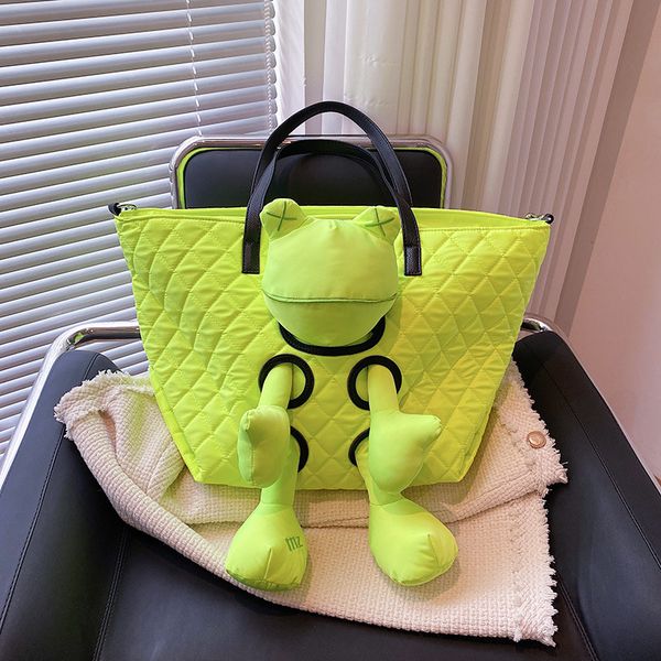 frog doll big tote bags for women nylon crossbody bag fashion shoulder bag ladies large quilted handbags doll bag for girls
frog doll big tote bags for women nylon crossbody bag fashion shoulder bag ladies large quilted handbags doll bag for girls