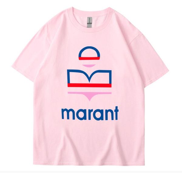 isabel marant women designer t shirt beach tees casual fashion letter gradual printing straight men versatile round neck short sleeve tees, White;black
isabel marant women designer t shirt beach tees casual fashion letter gradual printing straight men versatile round neck short sleeve tees, White;black