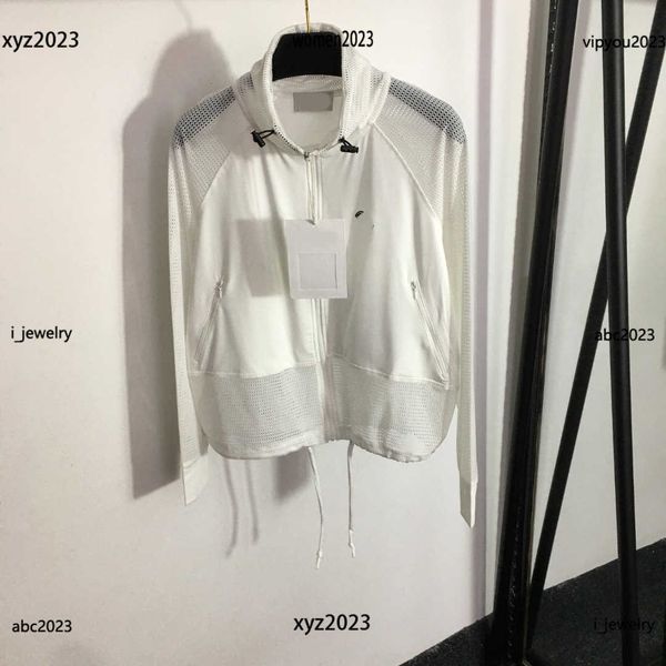 luxury women designer coat sun protection hoodie jacket zipper windbreaker mesh hollowed out design overcoat luxurious, Black;brown
luxury women designer coat sun protection hoodie jacket zipper windbreaker mesh hollowed out design overcoat luxurious, Black;brown