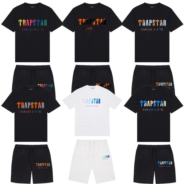 new fashion brand trapstar letter printed casual sportswear t-shirt set men's and women's t-shirt + shorts, White;black
new fashion brand trapstar letter printed casual sportswear t-shirt set men's and women's t-shirt + shorts, White;black