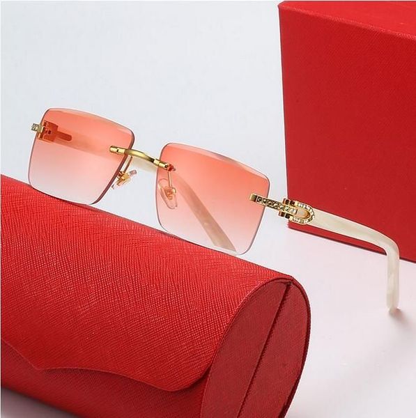 man carti glasses designer sunglasses women fashion frameless rectangle coating buffalo horn sunglass uv400 evidence eyeglass wooden mens ey, White;black
man carti glasses designer sunglasses women fashion frameless rectangle coating buffalo horn sunglass uv400 evidence eyeglass wooden mens ey, White;black
