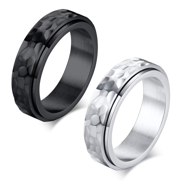 stainless steel rings for men and women rotating design with unique knurling jewelry party gift fashionable and versatile show your personal, Silver
stainless steel rings for men and women rotating design with unique knurling jewelry party gift fashionable and versatile show your personal, Silver