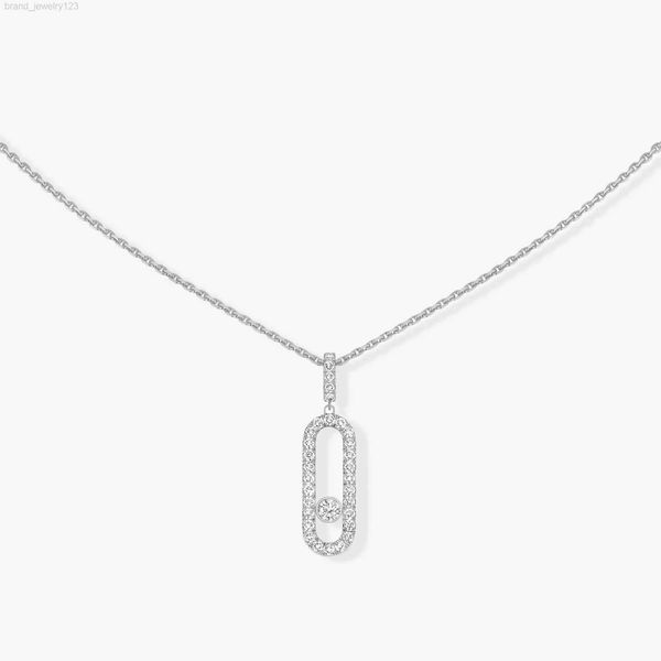 2023 summer women luxury boutique jewelry exquisite single diamond women's necklace diamond necklace, Silver
2023 summer women luxury boutique jewelry exquisite single diamond women's necklace diamond necklace, Silver