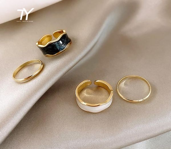 2021 fashion drop glaze craft irregular two piece open ring for woman luxury party girls unusual rings korean jewelry2426149, Silver
2021 fashion drop glaze craft irregular two piece open ring for woman luxury party girls unusual rings korean jewelry2426149, Silver