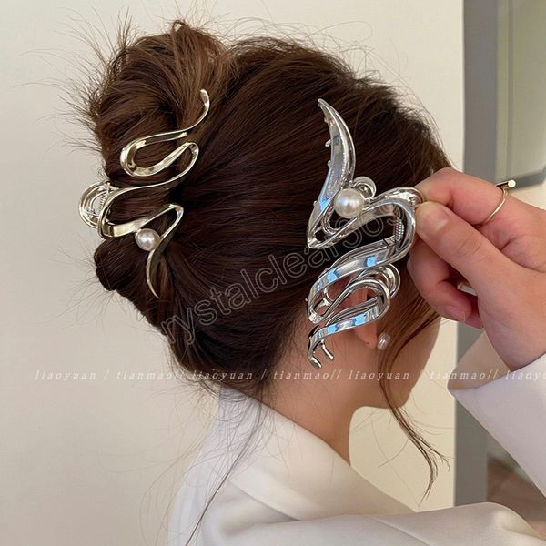 fashion metal hair claw clips for women girls korean geometric hairpins hairgrips headwear hair accessories, Slivery;white
fashion metal hair claw clips for women girls korean geometric hairpins hairgrips headwear hair accessories, Slivery;white
