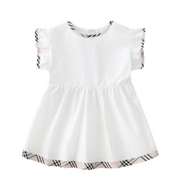 girls dresses cotton kids baby round collar flying sleeve dress cute toddler girl plaid princess skirt summer children clothes, Red;yellow
girls dresses cotton kids baby round collar flying sleeve dress cute toddler girl plaid princess skirt summer children clothes, Red;yellow