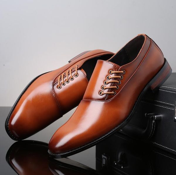 men fashion trend business casual dress shoes handmade brown car stitching cover wearing loafers, Black
men fashion trend business casual dress shoes handmade brown car stitching cover wearing loafers, Black