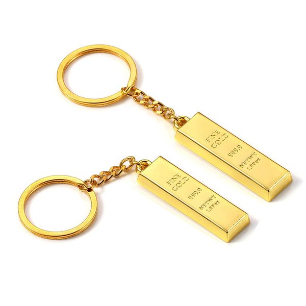 creative gold bar keychain pendant metal keychains keyring luggage decoration key chain birthday gift, Silver
creative gold bar keychain pendant metal keychains keyring luggage decoration key chain birthday gift, Silver