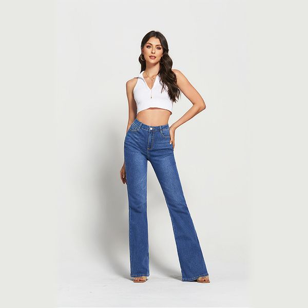 jeans women's high waist tight mini bell-bottoms mini flare jeans women's clothing wholesale europe and the united states cross-bo, Blue
jeans women's high waist tight mini bell-bottoms mini flare jeans women's clothing wholesale europe and the united states cross-bo, Blue