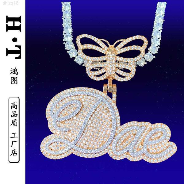 hip hop men's jewelry butterfly letter pendant copper micro inlaid zircon hiphop fashion brand accessories ins, Black
hip hop men's jewelry butterfly letter pendant copper micro inlaid zircon hiphop fashion brand accessories ins, Black