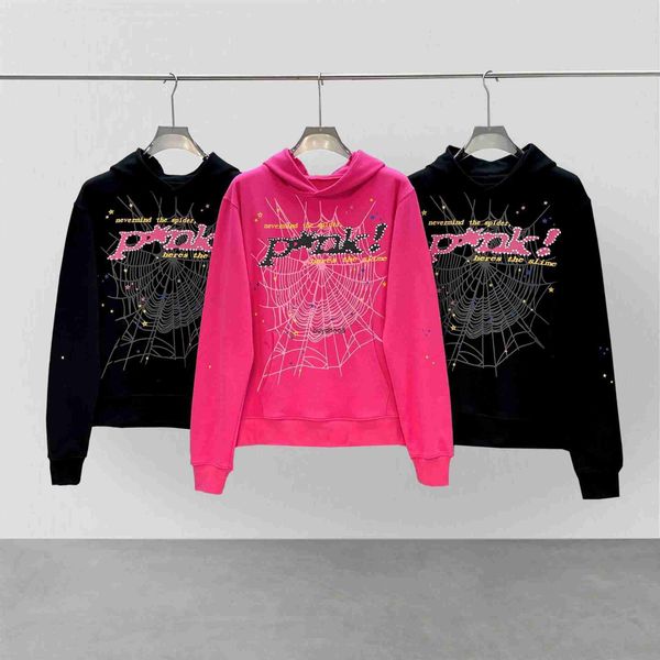 men and women fashion hoodies sweatshirts young thug sp5der pink american trendy street graffiti couple hoodie cgr7, Black
men and women fashion hoodies sweatshirts young thug sp5der pink american trendy street graffiti couple hoodie cgr7, Black