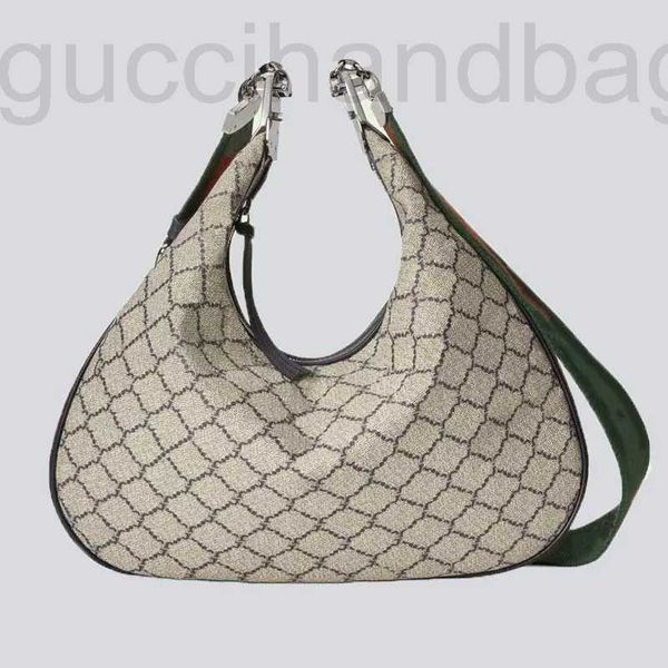 attache large shoulder bag beige blue canvas crescent moon g shaped hook closure ebony blue red web trim additional leather strap designer l
attache large shoulder bag beige blue canvas crescent moon g shaped hook closure ebony blue red web trim additional leather strap designer l