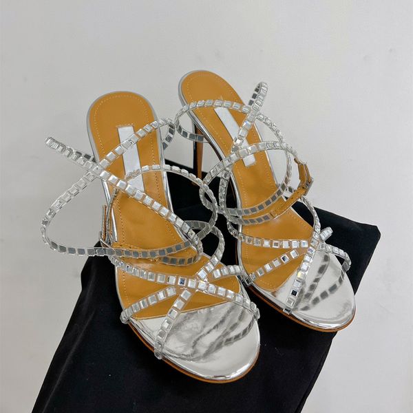 summer lady women sandals silver genuine leather round toe strappy sandalias sandals slingback luxury designers gladiator womens shoes bride, Black
summer lady women sandals silver genuine leather round toe strappy sandalias sandals slingback luxury designers gladiator womens shoes bride, Black