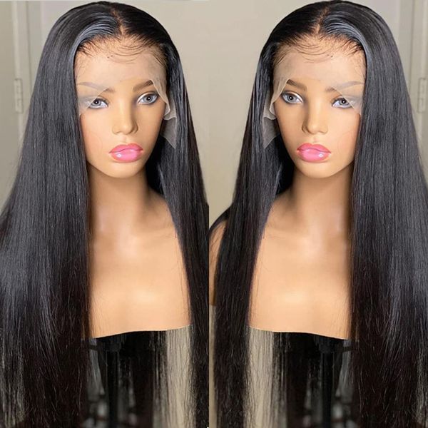 straight lace front wigs 13x6 hd transparent 30 40 inch brazilian 13x4 lace frontal wigs for women bone straight human hair wig, Black;brown
straight lace front wigs 13x6 hd transparent 30 40 inch brazilian 13x4 lace frontal wigs for women bone straight human hair wig, Black;brown
