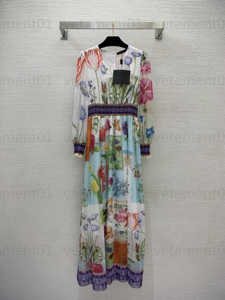 summer designer dresses for women new color blocking floral pattern cotton blend fabrics stretch elastic waist thin long-sleeved v-neck desi, Black;gray
summer designer dresses for women new color blocking floral pattern cotton blend fabrics stretch elastic waist thin long-sleeved v-neck desi, Black;gray