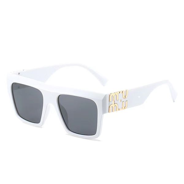 fashion miu sunglasses advanced women's retro large frame sunglasses tourist street shoot outdoor sun protection and uv protection glas, White;black
fashion miu sunglasses advanced women's retro large frame sunglasses tourist street shoot outdoor sun protection and uv protection glas, White;black