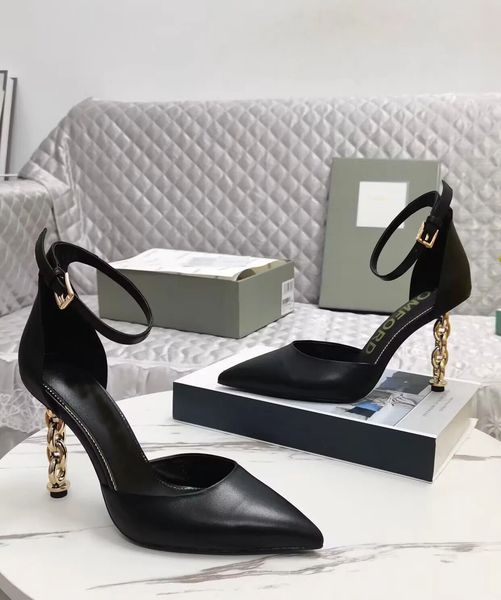 summer luxury brand d'orsay sandals shoes women slingback tomxford lady chain heels party wedding dress pointed toe pumps eu35-43, Black
summer luxury brand d'orsay sandals shoes women slingback tomxford lady chain heels party wedding dress pointed toe pumps eu35-43, Black