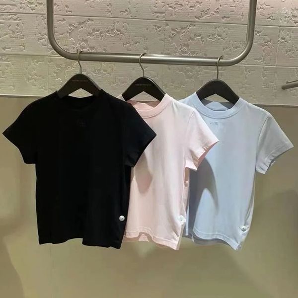 women's designer t shirts solid summer tshirt women letter print o-neck short-sleeve all-match crop slim t-shirt, White
women's designer t shirts solid summer tshirt women letter print o-neck short-sleeve all-match crop slim t-shirt, White