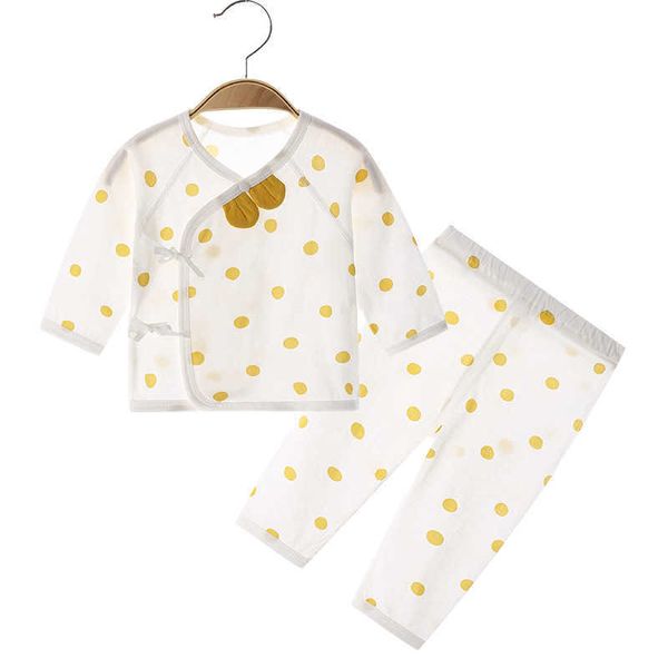 thin underwear boneless newborn clothes pure cotton set long sleeve air conditioned baby pajamas summer, White
thin underwear boneless newborn clothes pure cotton set long sleeve air conditioned baby pajamas summer, White