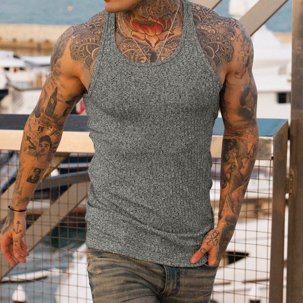 men' tank men gyms elasticity cotton bodybuilding stringers singlet brand clothing fitness sleeveless shirt workout, White;black
men' tank men gyms elasticity cotton bodybuilding stringers singlet brand clothing fitness sleeveless shirt workout, White;black