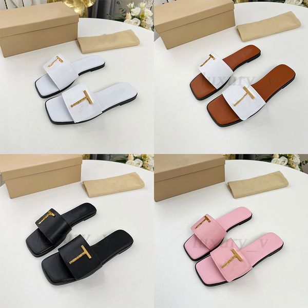 designer slippers mental buckle soft leather women sandals fashion flats letter decorative slipper beach flat leather slides, Black
designer slippers mental buckle soft leather women sandals fashion flats letter decorative slipper beach flat leather slides, Black
