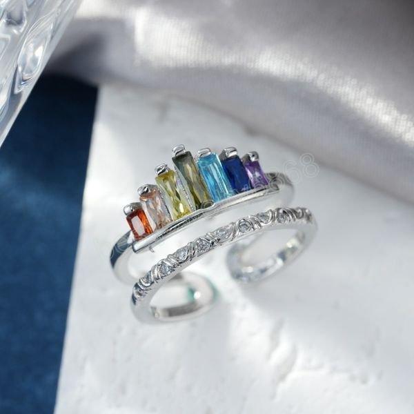 korean trendy zircon double layers open ring for women geometric cross cuff rings bride engagement wedding ring jewelry, Silver
korean trendy zircon double layers open ring for women geometric cross cuff rings bride engagement wedding ring jewelry, Silver