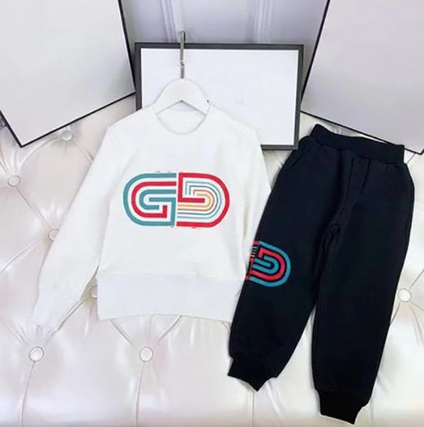 2-11 years children's clothing sets baby boys girls garment autumn winter pattern kids designer sweater suit kids hoodie pants 2 pieces, White
2-11 years children's clothing sets baby boys girls garment autumn winter pattern kids designer sweater suit kids hoodie pants 2 pieces, White