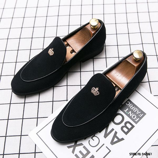 luxury designer new pointed suede metal crown oxford shoes for mens formal wedding prom dress homecoming sapatos tenis masculino, Black
luxury designer new pointed suede metal crown oxford shoes for mens formal wedding prom dress homecoming sapatos tenis masculino, Black