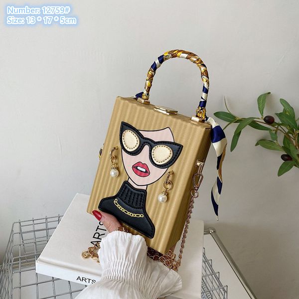 wholesale ladies shoulder bags 5 colors personality niche retro beauty graffiti handbag fashion stitching beauty mobile phone coin purse sweet silk scarf chain bag, Gold-12759#
wholesale ladies shoulder bags 5 colors personality niche retro beauty graffiti handbag fashion stitching beauty mobile phone coin purse sweet silk scarf chain bag, Gold-12759#