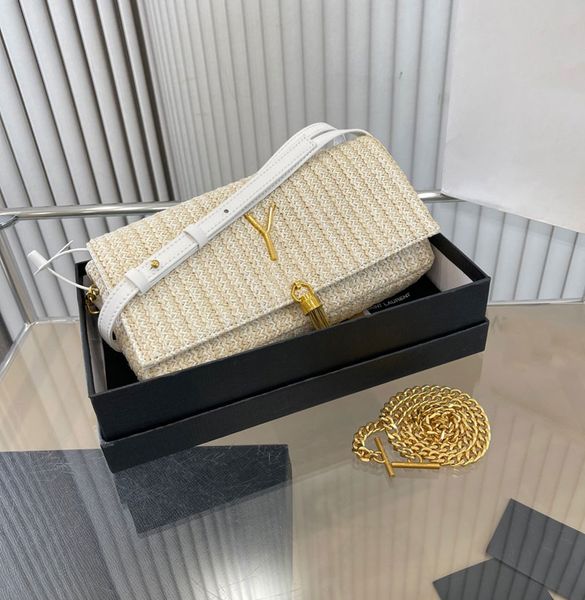 luxury designer bag straw women wallet crossbody shoulder bags chain tassel decoration woven envelope totes
luxury designer bag straw women wallet crossbody shoulder bags chain tassel decoration woven envelope totes