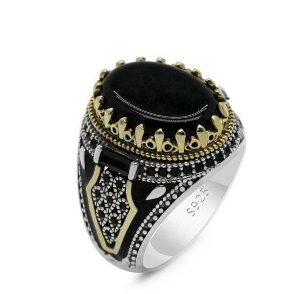 2022 fine vintage personality retro black agate ring 925 sterling silver ring for man rings jewelry
2022 fine vintage personality retro black agate ring 925 sterling silver ring for man rings jewelry