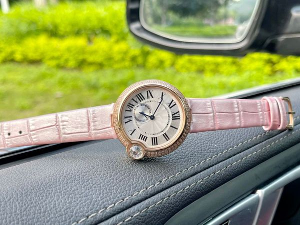 women diamond inlay watch quartz automatic mens watches bezel stainless steel 33mm watch, Slivery;brown
women diamond inlay watch quartz automatic mens watches bezel stainless steel 33mm watch, Slivery;brown