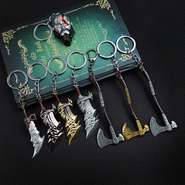 kukw keychains lanyards god of war keychain kratos axe leviathan key chain keyring blades of chaos swords game accessories car key ring pend, Silver
kukw keychains lanyards god of war keychain kratos axe leviathan key chain keyring blades of chaos swords game accessories car key ring pend, Silver