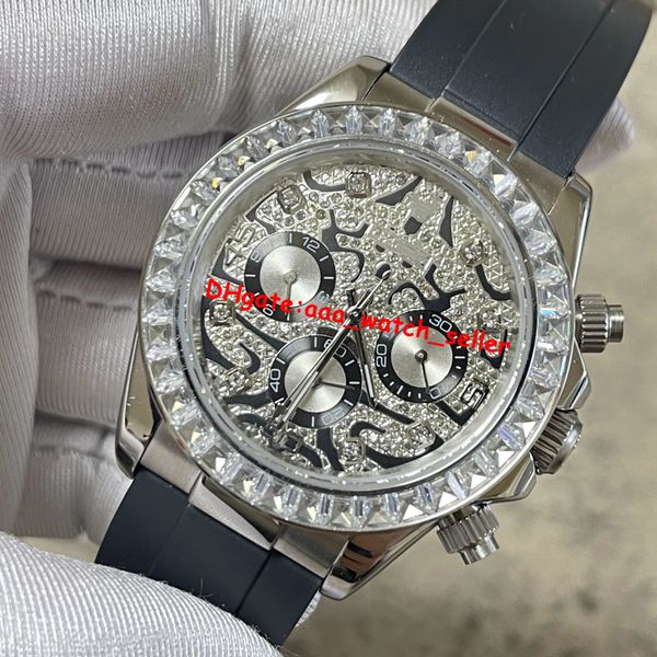 2 colors luxury mens designer watches 40mm eyes of tiger 116588 116518 square diamond bezel automatic movement rubber strap men's sport, Slivery;brown
2 colors luxury mens designer watches 40mm eyes of tiger 116588 116518 square diamond bezel automatic movement rubber strap men's sport, Slivery;brown
