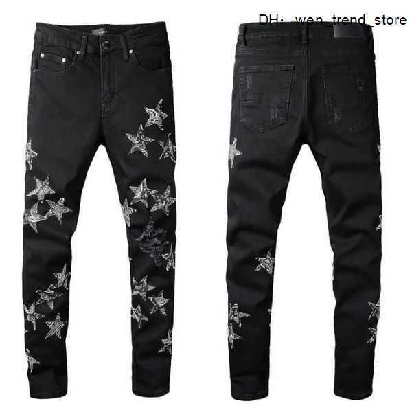 2023 new designer men's jeans wholesale slp blue flare pants black destroyed mens slim denim straight biker skinny casual a41y
2023 new designer men's jeans wholesale slp blue flare pants black destroyed mens slim denim straight biker skinny casual a41y