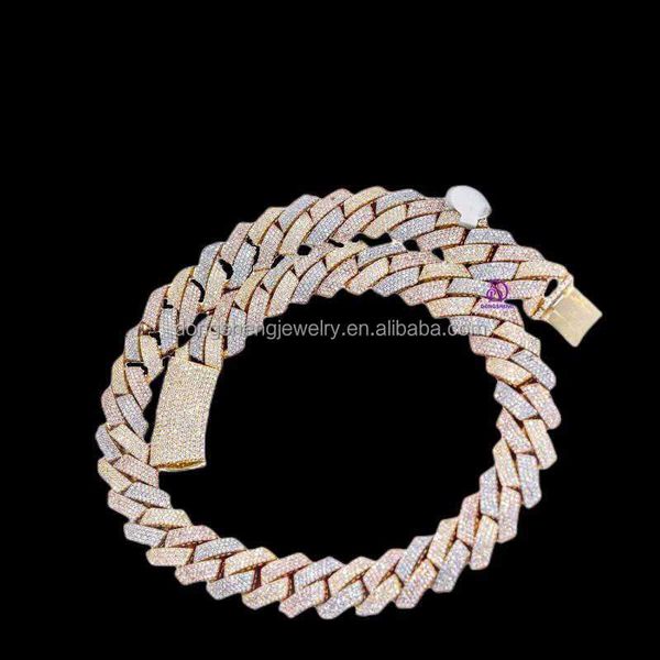 new chain ice out cuban necklace 20mm vvs moissanite 925 sterling silver miami link
new chain ice out cuban necklace 20mm vvs moissanite 925 sterling silver miami link