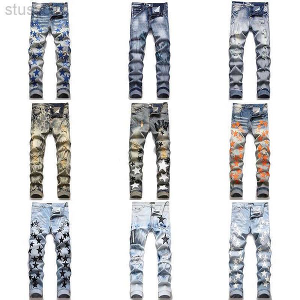 i am mens jeans ripped embroidery pentagram patchwork for trend panel hip hop brand motorcycle pant mens skinny 11, Blue
i am mens jeans ripped embroidery pentagram patchwork for trend panel hip hop brand motorcycle pant mens skinny 11, Blue