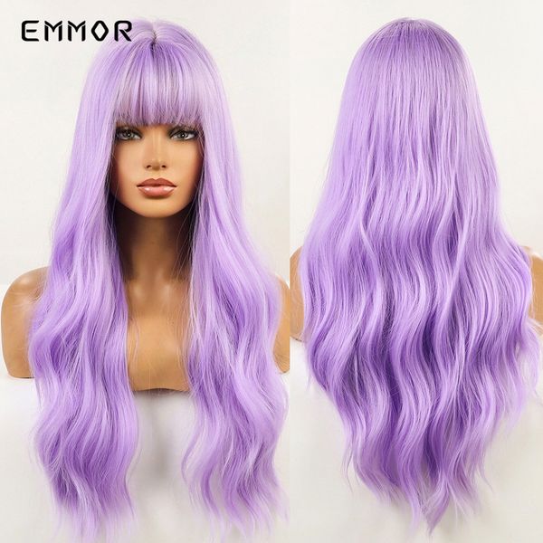 synthetic purple wigs for women cosplay party lolita wigs bangs high temperature fiber natural long body wave hair wigsfactor, Black
synthetic purple wigs for women cosplay party lolita wigs bangs high temperature fiber natural long body wave hair wigsfactor, Black