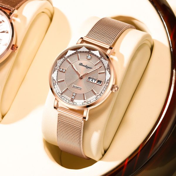 luxury women's watch 32mm waterproof luminous dual calendar week quartz -battery watch, Slivery;brown
luxury women's watch 32mm waterproof luminous dual calendar week quartz -battery watch, Slivery;brown