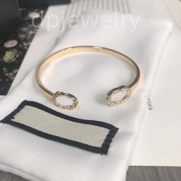 

2023 Designer Charm Bracelets Rose Insert Pink Crystal Fashion Luxury Simple Versatile Copper Bracelet Gifts for Women 11
