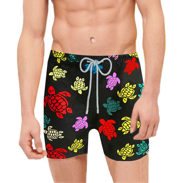 

men herringbones vilebrequin swimwear spandex shorts turtles summer casual shorts 18 0rvb, White;black