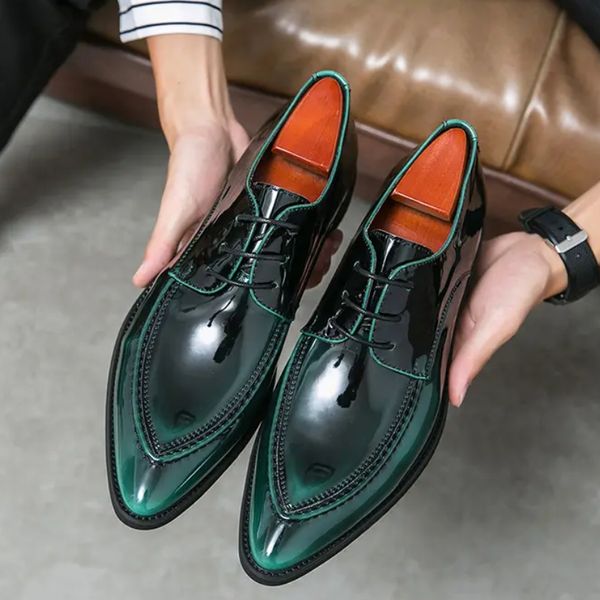 new derby shoes men pu leather shoes pointed lace up business dress shoes low heel comfortable men dress shoes, Black
new derby shoes men pu leather shoes pointed lace up business dress shoes low heel comfortable men dress shoes, Black