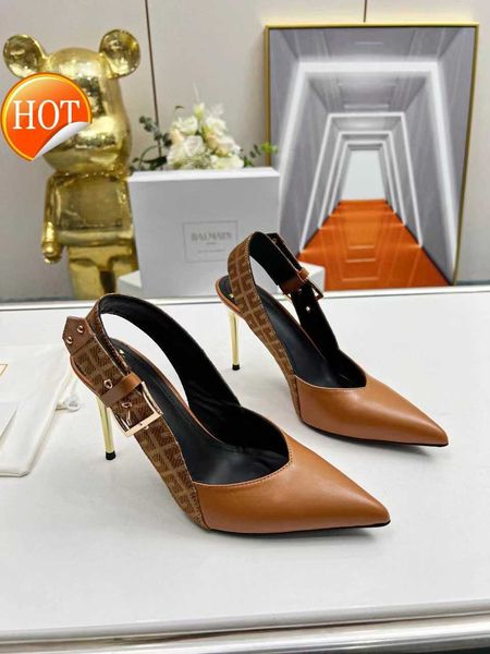 netizen high heel women's 2023 spring and autumn new pattern metal buckle thin heel baotou single shoe 1, Black
netizen high heel women's 2023 spring and autumn new pattern metal buckle thin heel baotou single shoe 1, Black