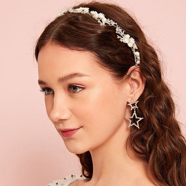 white rhinestone flower bridal hair band simple fine hair band bridal bridesmaid headwear wedding dress hair accessories fd-0013-a, Silver
white rhinestone flower bridal hair band simple fine hair band bridal bridesmaid headwear wedding dress hair accessories fd-0013-a, Silver