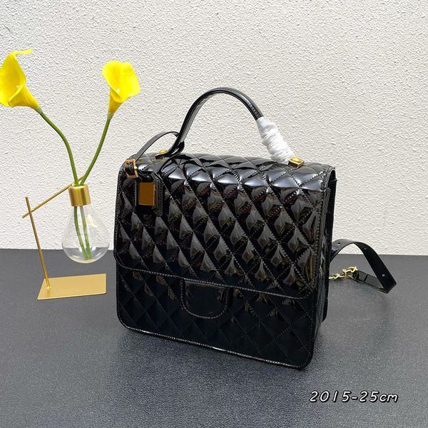 womens designer black patent leather backpack bags large capacity gold metal turn lock travel pocket girls ladies pochette outdoor sacoche d
womens designer black patent leather backpack bags large capacity gold metal turn lock travel pocket girls ladies pochette outdoor sacoche d